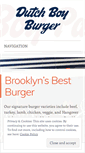 Mobile Screenshot of dutchboyburger.com